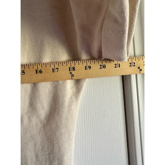 NWT ROOLEE French Terry Knit Jumpsuit in Cream/Oatmeal Size Small - Picture 7 of 8